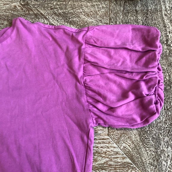 Bobeau Bubble Sleeve Tee - Picture 7 of 10